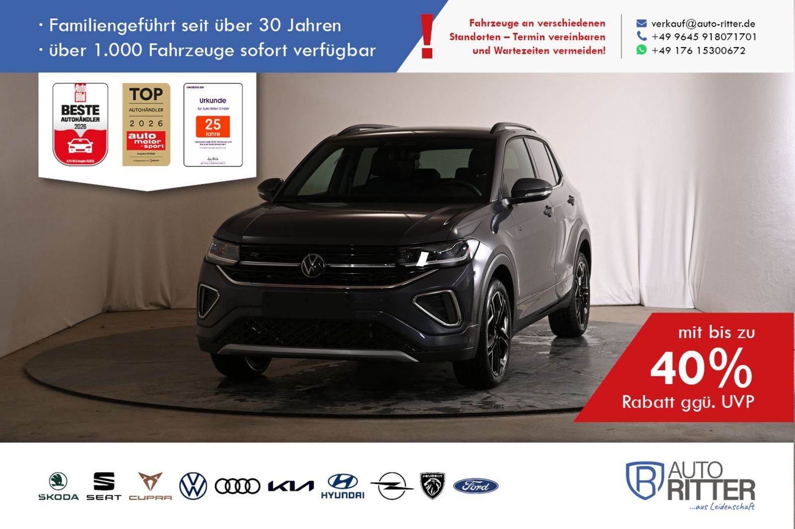 Volkswagen T-Cross R-Line Limited ACC|AHK|RFK|Matrix|LED...