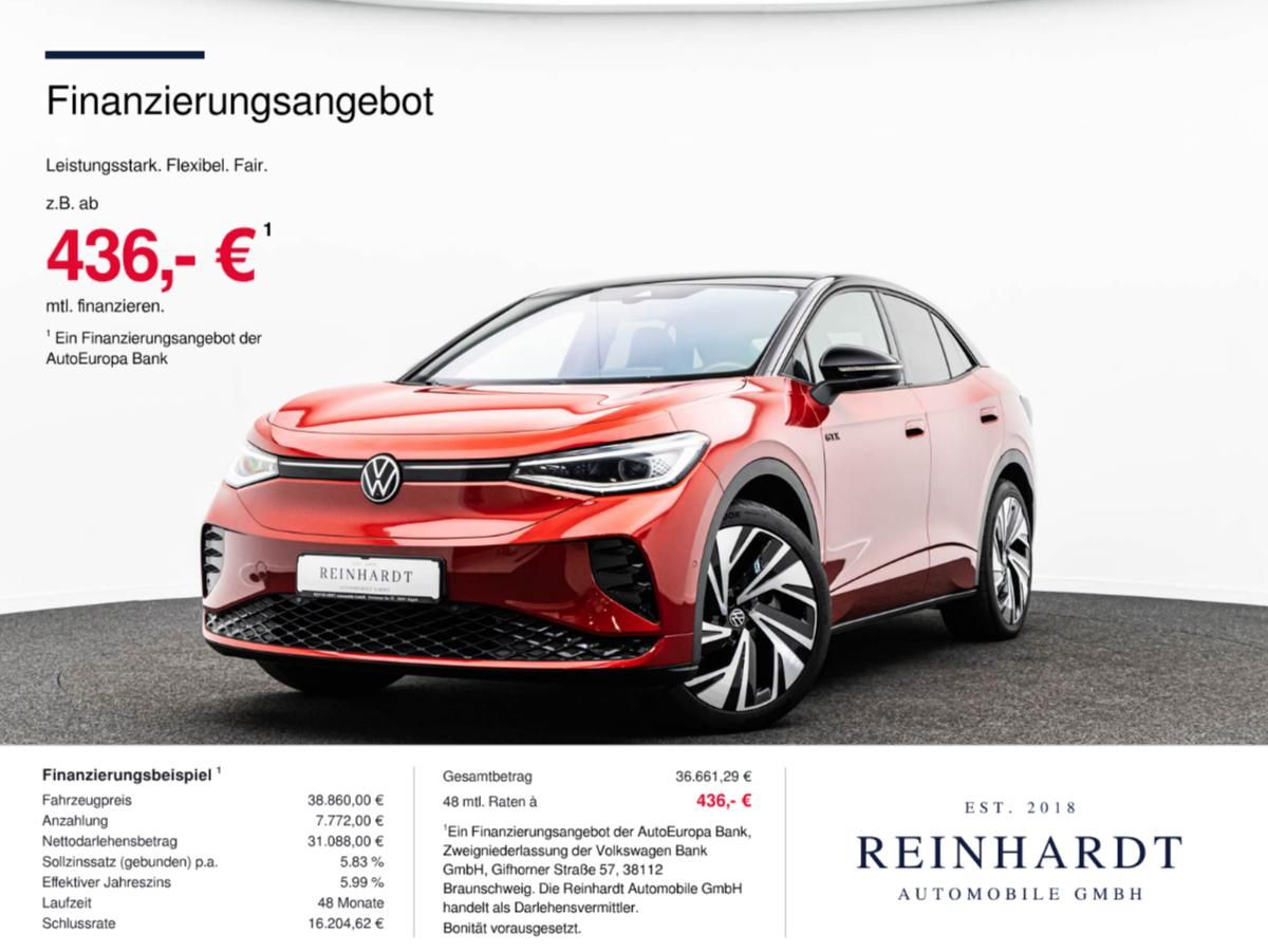 Volkswagen ID.5 GTX 4MOTION IQ-L./ACC/HuD/PANO/360°/WÄRMEP.
