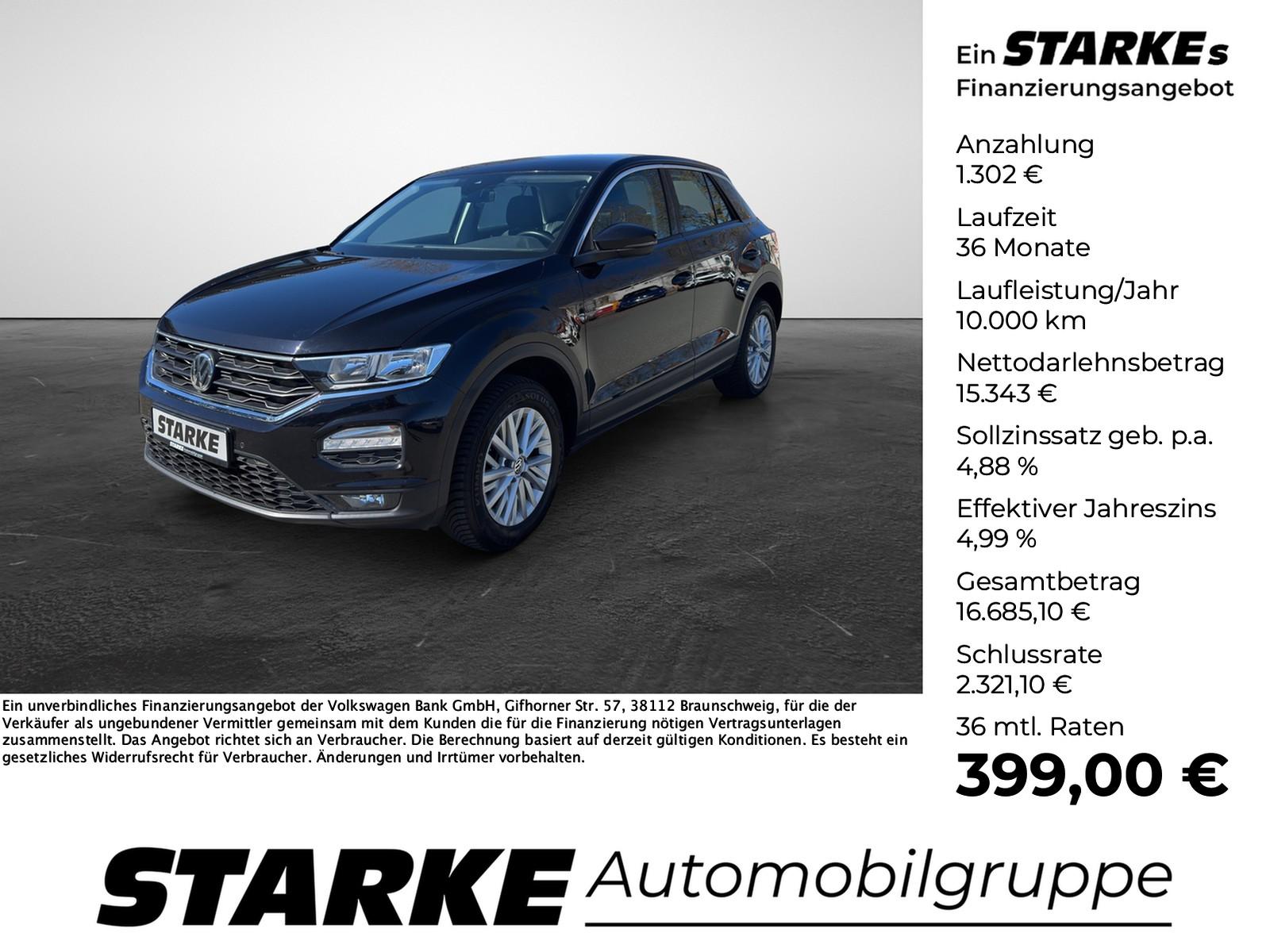 Volkswagen T-Roc 1.0 TSI Basis  Navi PDC LM Klima