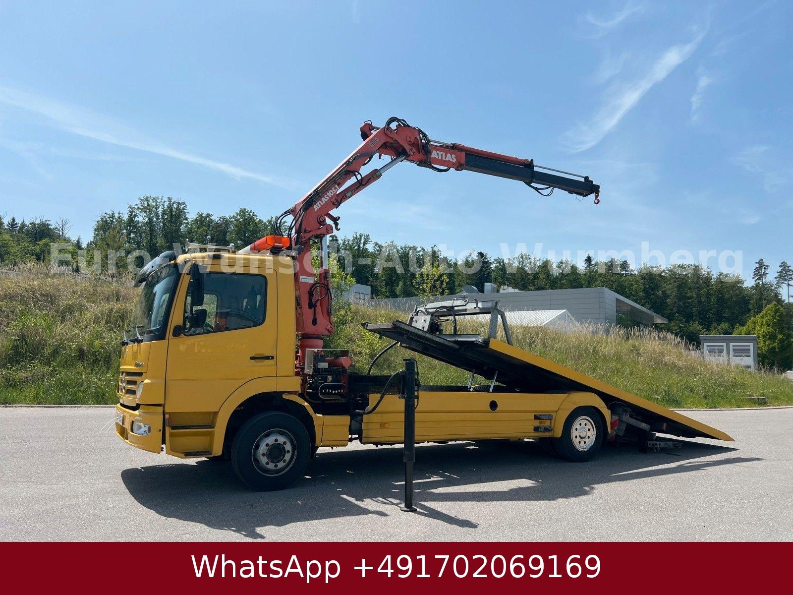 Mercedes-Benz Atego 1217 Hubbrille/ Plateau / Kran / Seilwinde