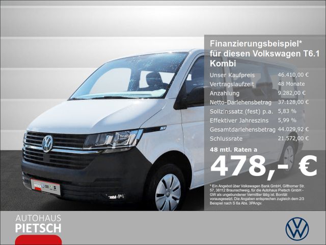 Volkswagen T6.1 Kombi 2.0 TDI LR Kurvenlicht DAB Notbremsas