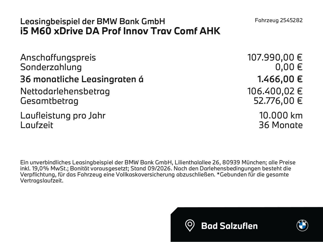 BMW i5 M60 xDrive DA Prof Innov Trav Comf AHK HUD imagem 2
