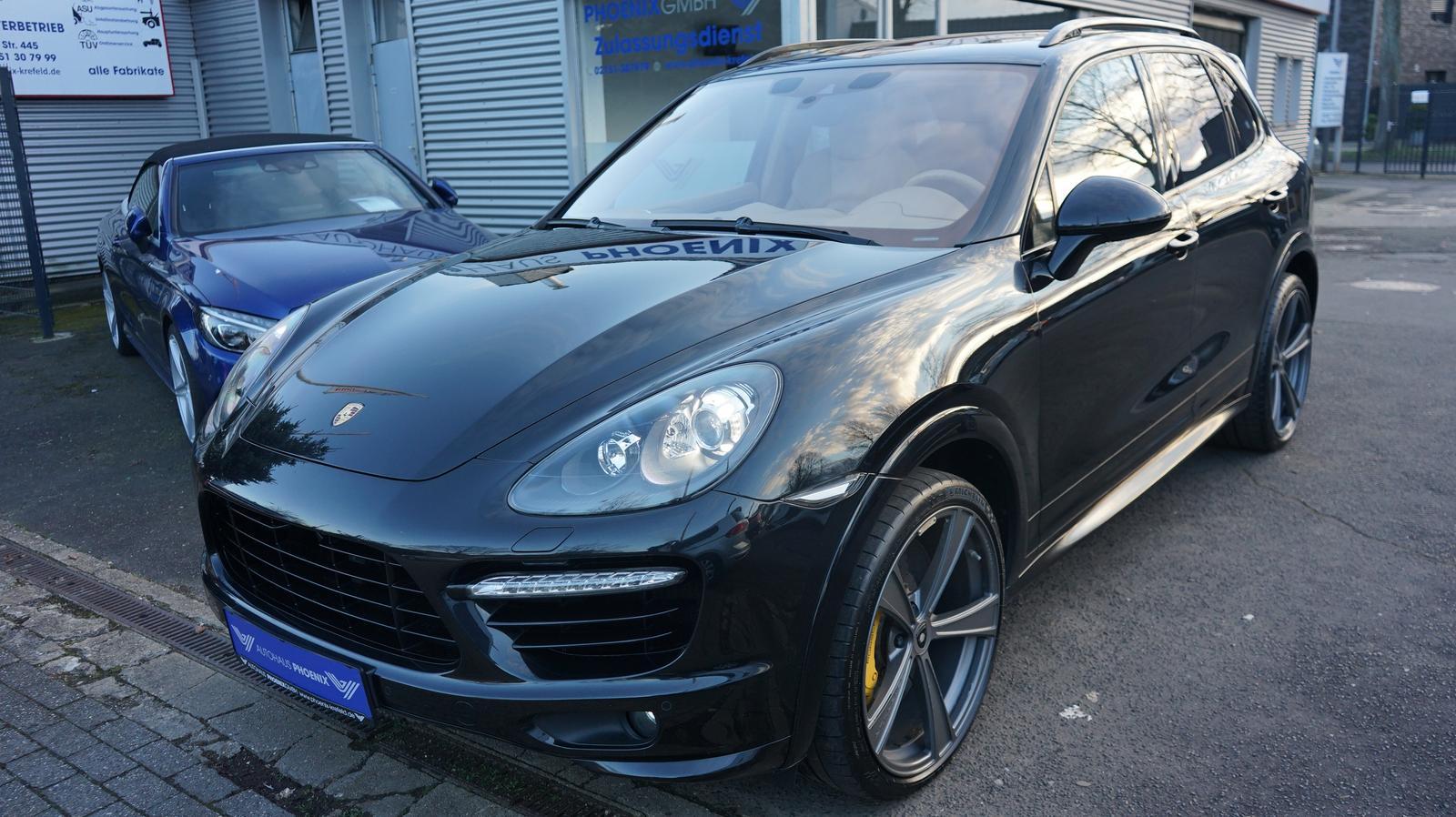 Porsche Cayenne 4.8 V8 Turbo S-Sport Design-Pano-Burme-S