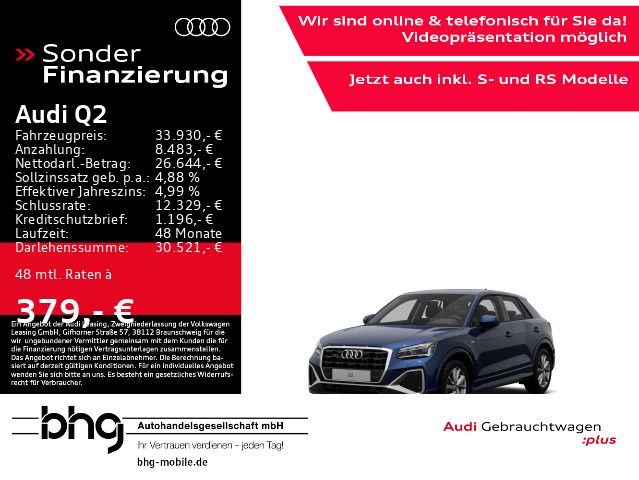 Audi Q2 40 TFSI quattro S-tronic S-Line Matrix Virtua