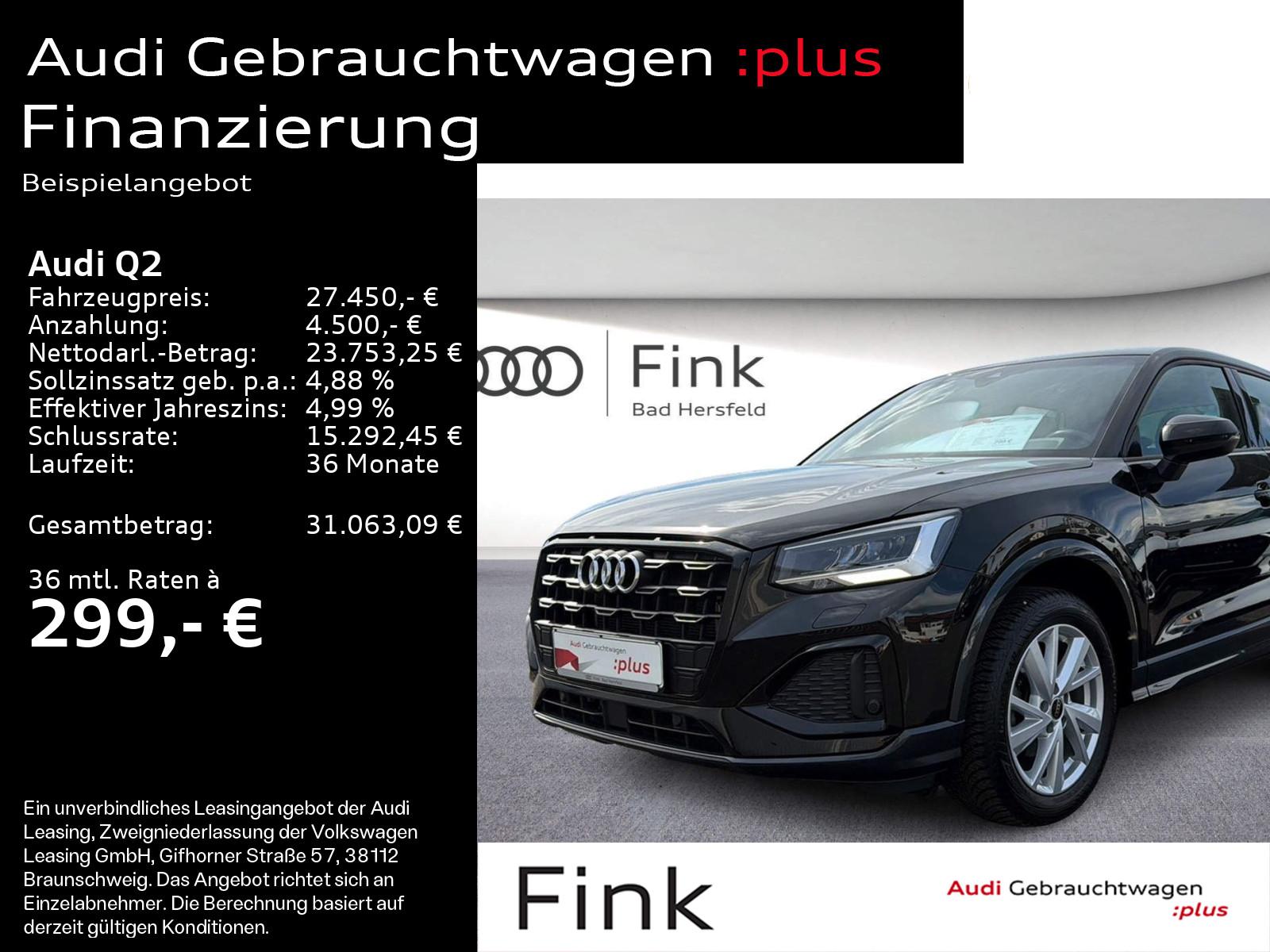 Audi Q2 advanced 35 TFSI Navi Sportsitze