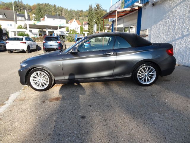 Fahrzeugabbildung BMW 218i Cabrio/Sport-Line/1.Hd/64TKM/SitzH/PDC/