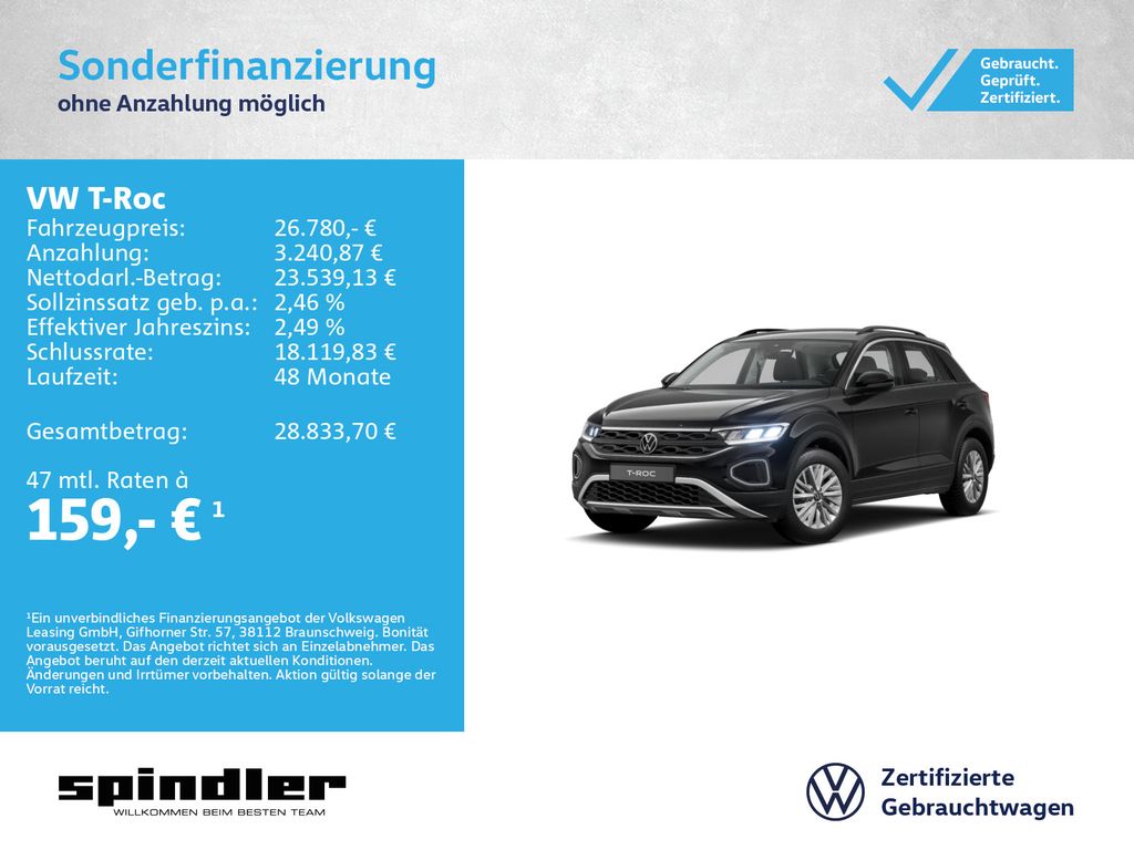 T-Roc Life 2.0 TDI DSG / Navi, CarPlay, LED, AHK