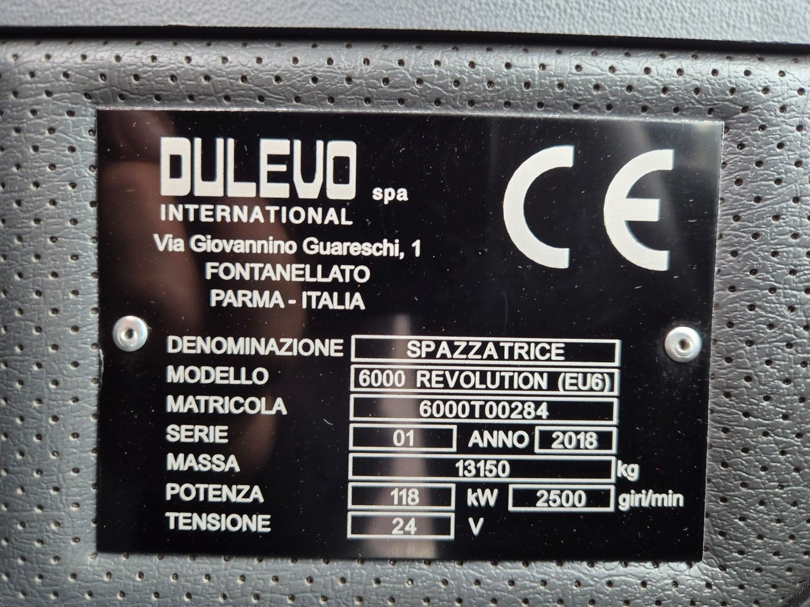 Fahrzeugabbildung Andere Dulevo 6000T Kehrmaschine