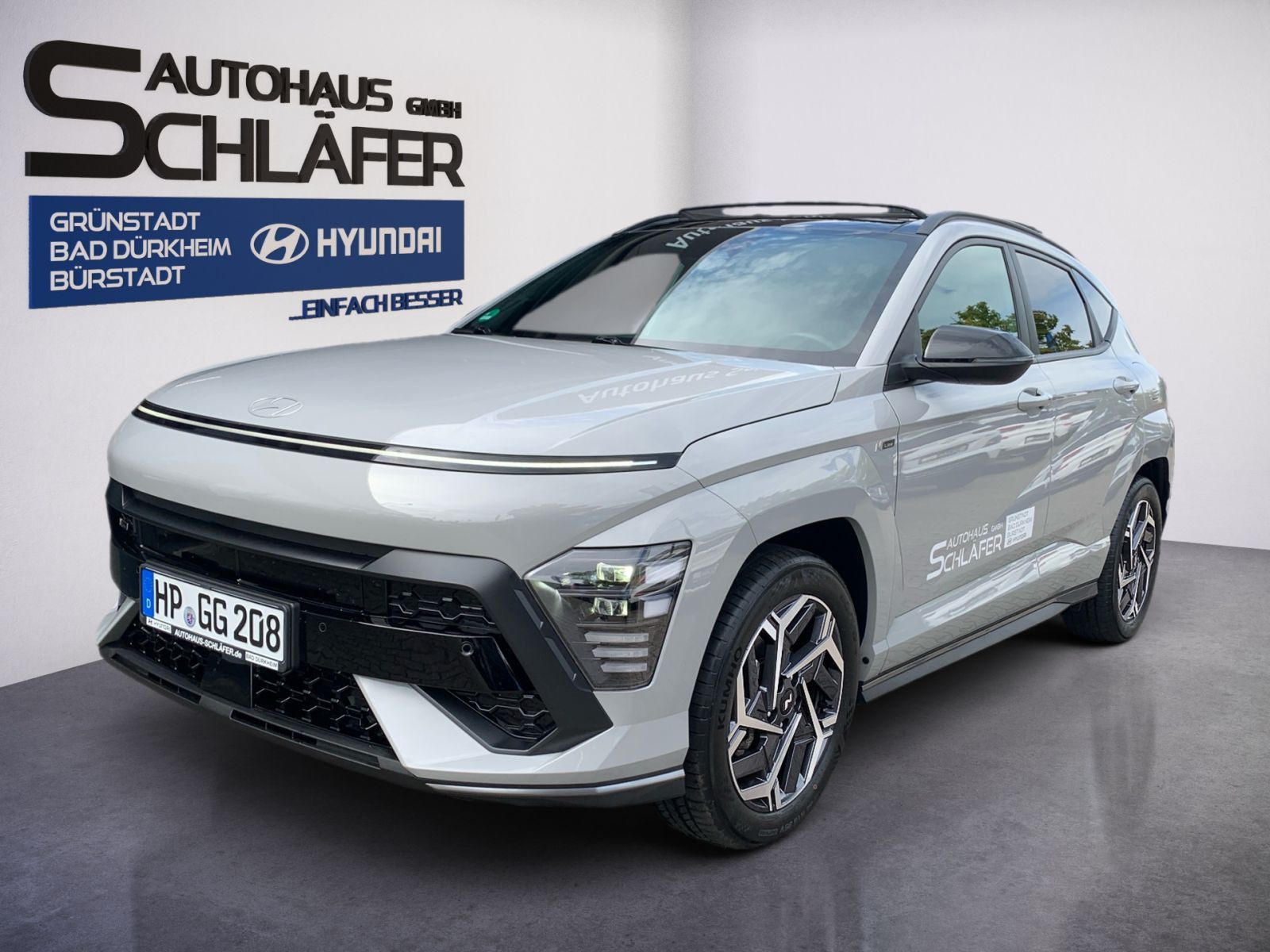 Fahrzeugabbildung Hyundai KONA 1.6 GDI N Line Hybrid el. Glas Schiebedach