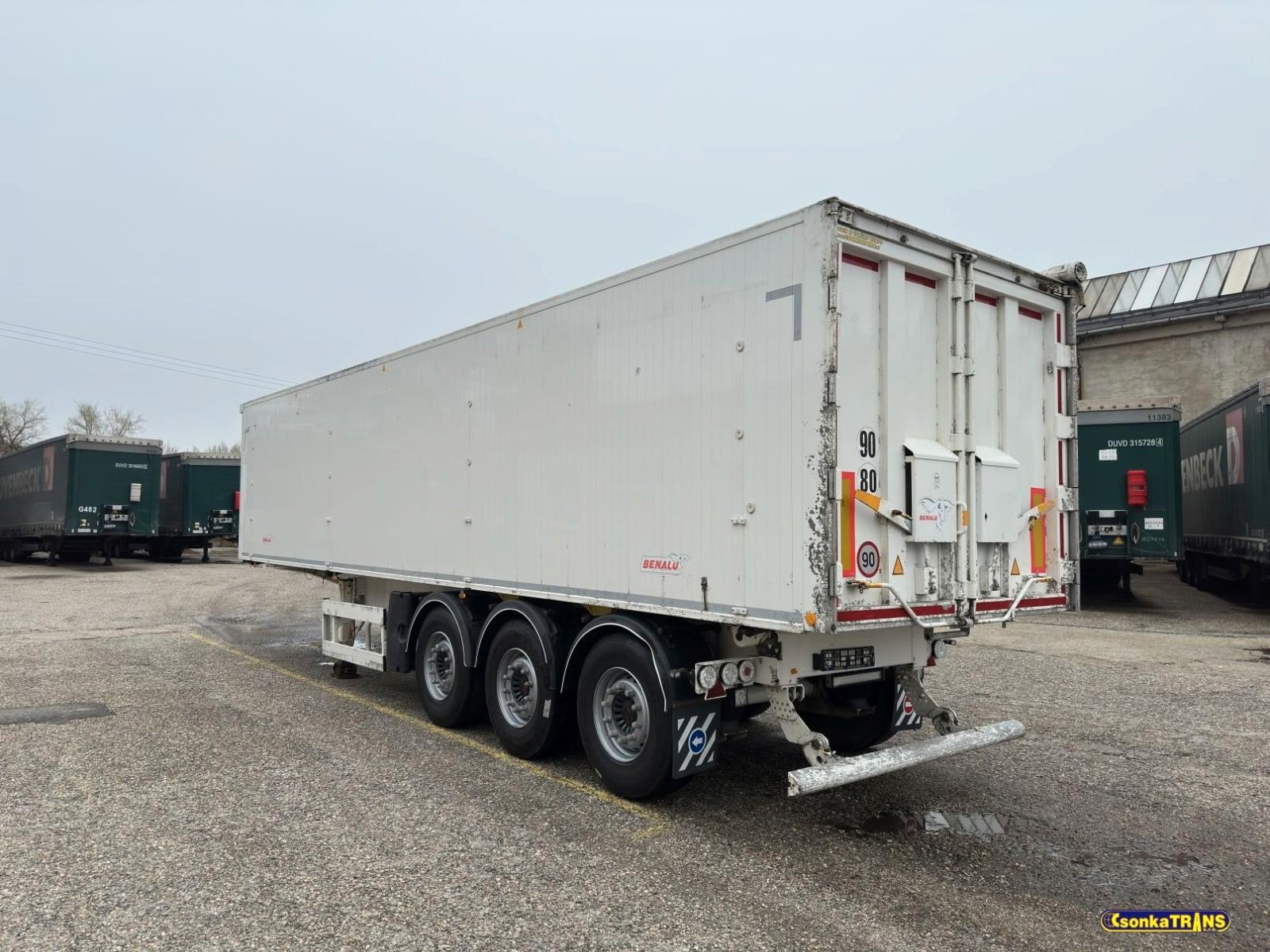 Benalu OPTILINER 106*LIFTING AXLE*50 m3*Full ALU*6240kg