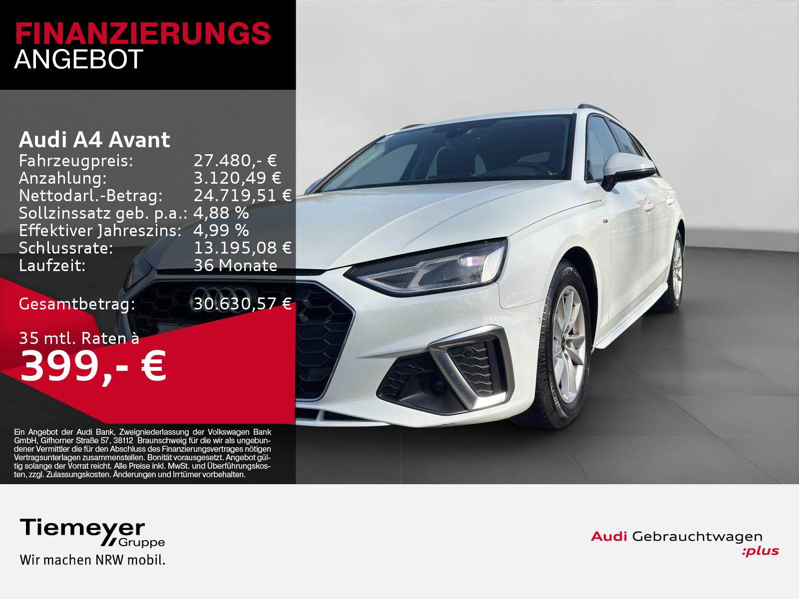 Audi A4 Avant 35 TDI S LINE AHK PANO NAVI+ 360°