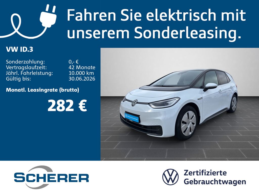Volkswagen ID.3 Pro Perf. 58kWh IQ.LIGHT WäPu RFK ACC