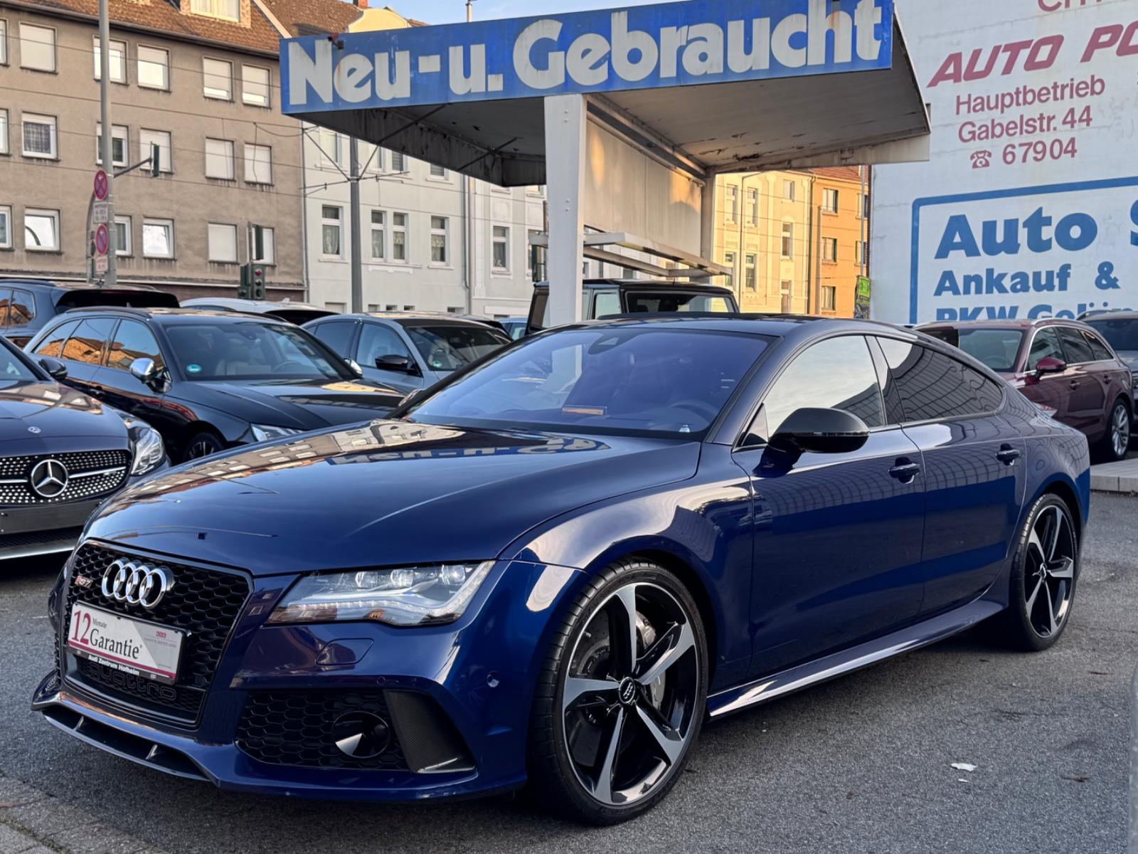 AUDI RS7 SPORTBACK 4.0 V8 TFSI 560ch QUATTRO - FREINS CÉRAMIQUE - PACK CARBONE - BANG & OLUFSEN - TOIT OUVRANT - CAMÉRA 360°