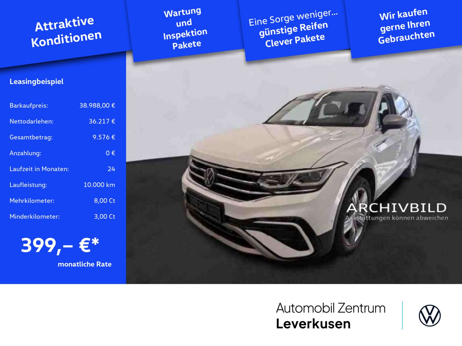 Volkswagen Tiguan Allspace Elegance 4Motion STANDHZ MATRIX