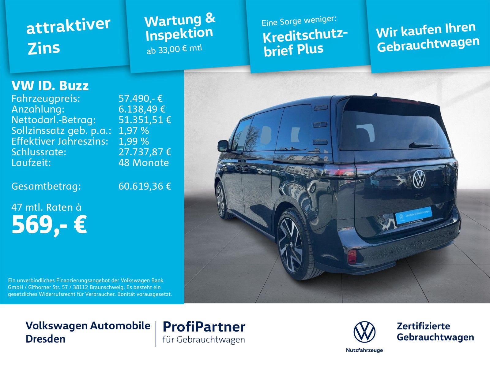 Volkswagen ID.Buzz GTX IQ-LED NAV ACC KAMERA 4xSITZHEIZUNG foto 2