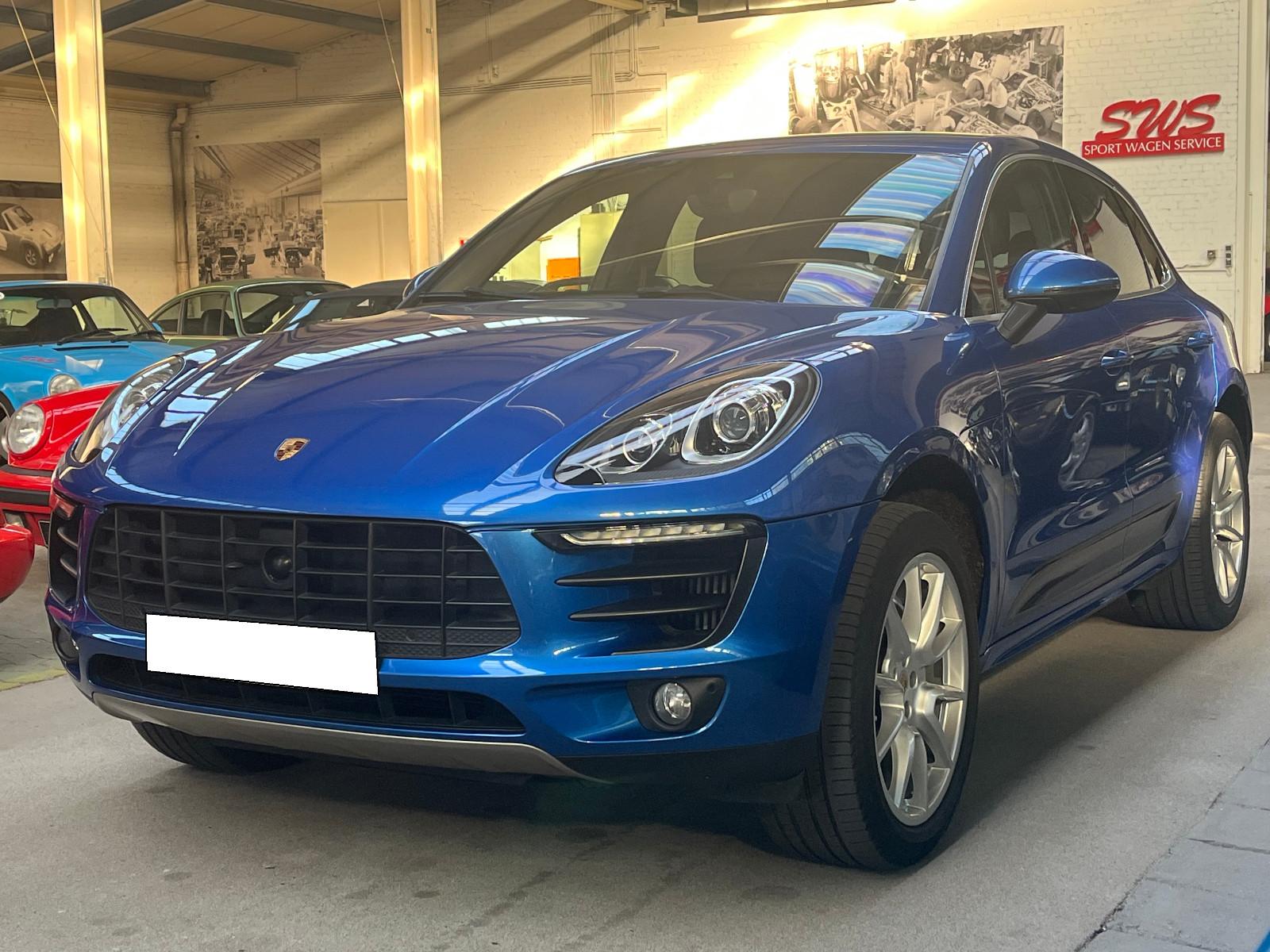 Porsche Macan S Saphirblau Metallic PDK
