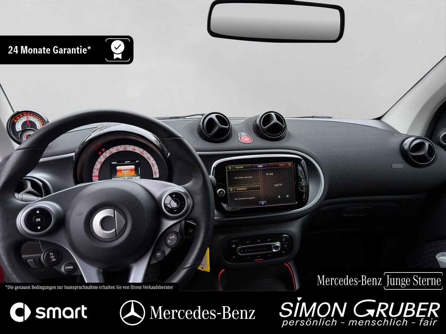 Fahrzeugabbildung Smart fortwo Cabrio EQ Exclusive JBL Winter 22KW