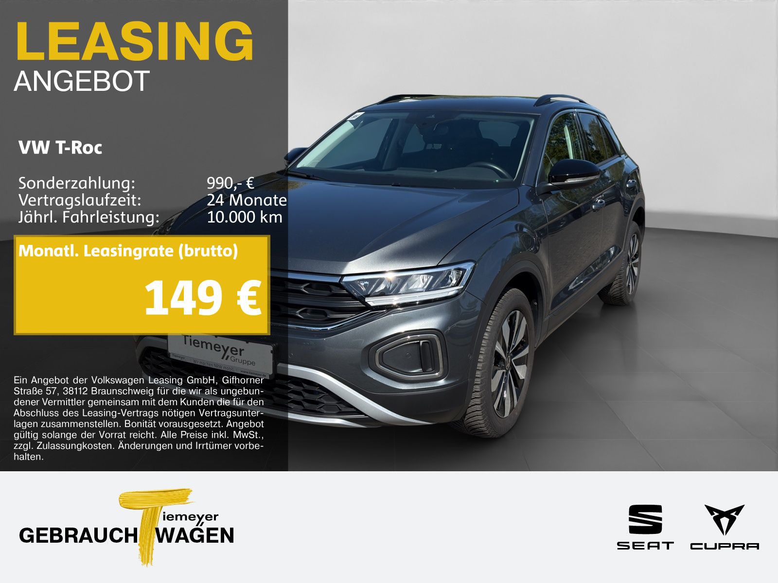 Volkswagen T-Roc 1.0 TSI GOAL NAVI LED SITZHZG PDC