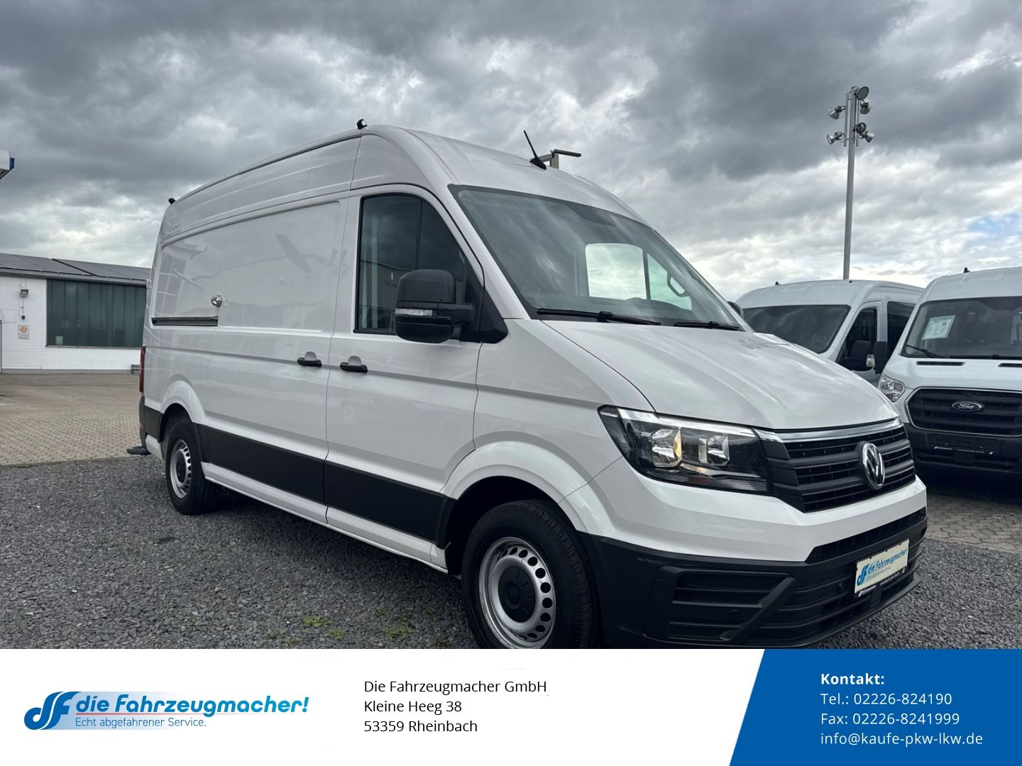 Fahrzeugabbildung Volkswagen Crafter Kasten 35 L2H2Glastransporte KAMERA PDCv