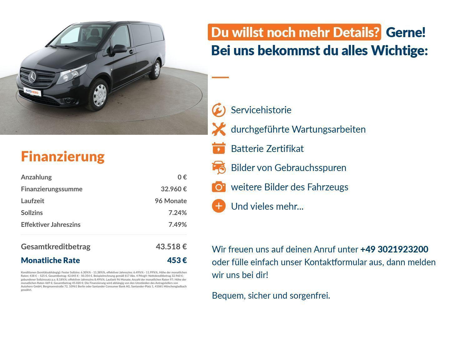 Mercedes-Benz Vito Tourer 116 CDI Pro lang Aut.*NAVI*TEMPO*PDC