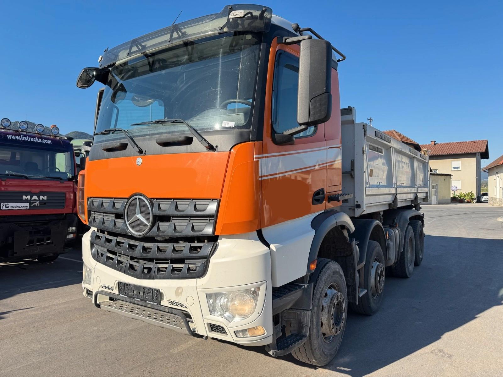 Mercedes-Benz AROCS 4145 K 8X4 meiller tipper - bordmatic