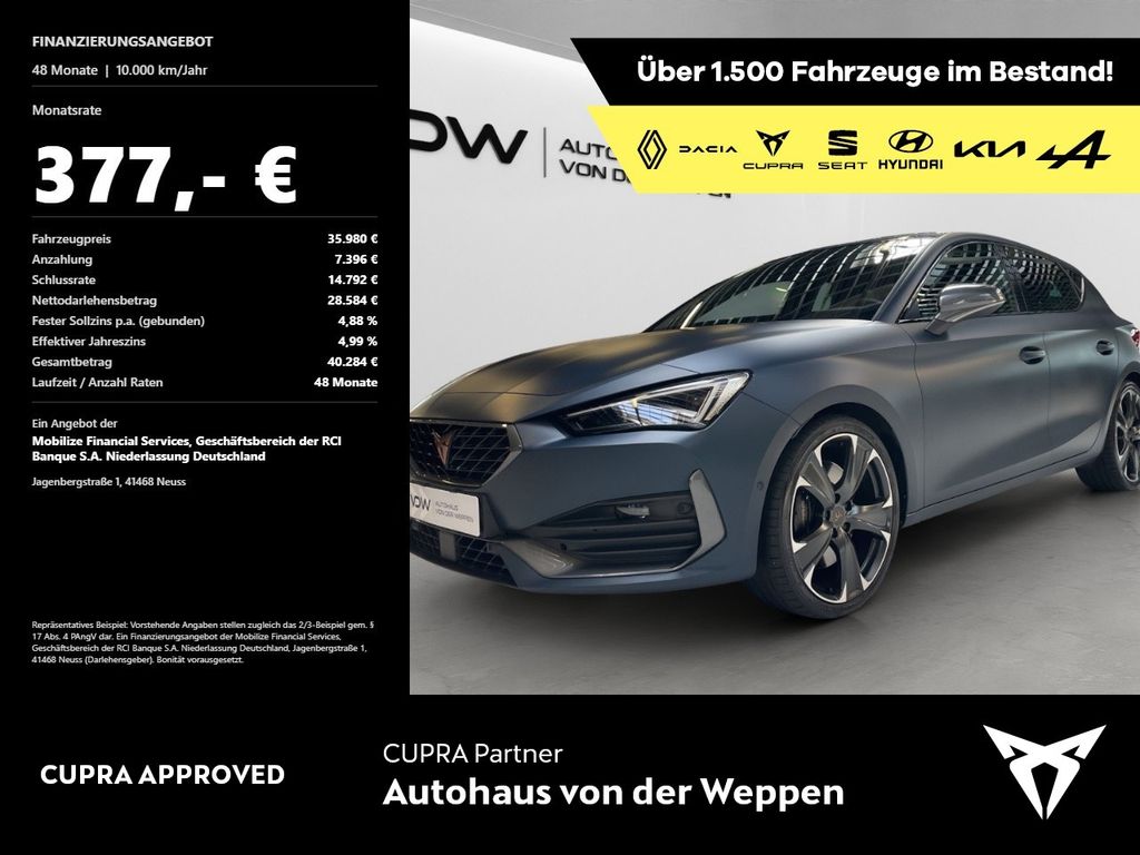 Leon VZ 2.0 TSI PANO, Matrix, MATTLACK Klima