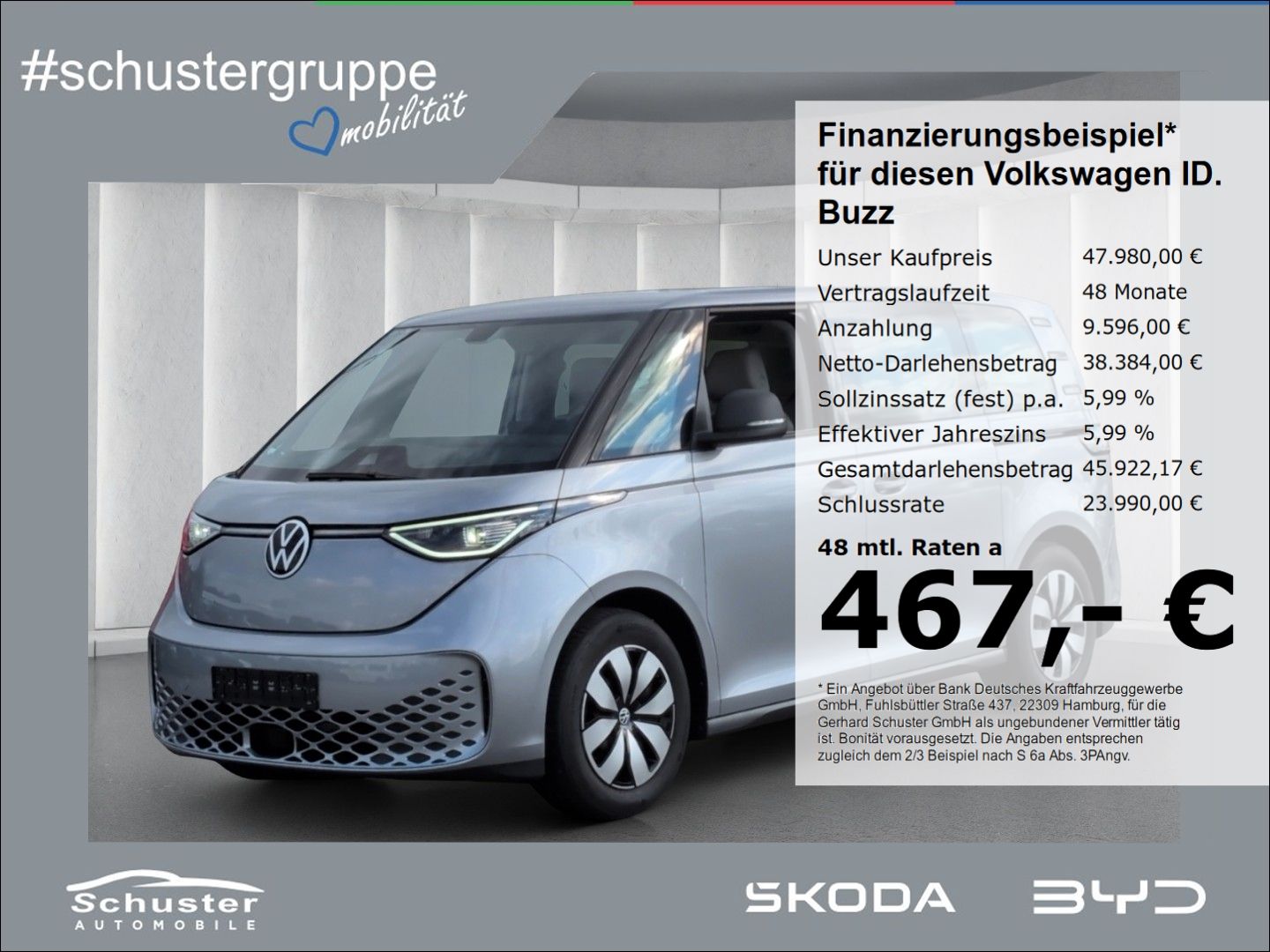 Volkswagen ID. Buzz Pro*AHK IQ-LED 4xSHZ el.Heckk Navi Temp