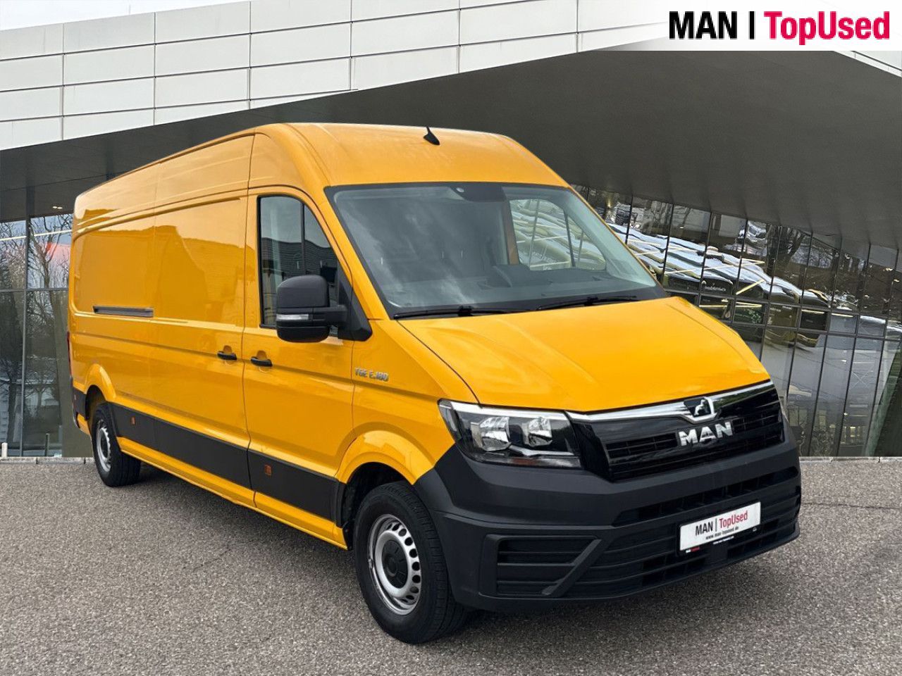 MAN TGE 3.180 4X2F SB Tachograph Maisgelb Klima imagem 3