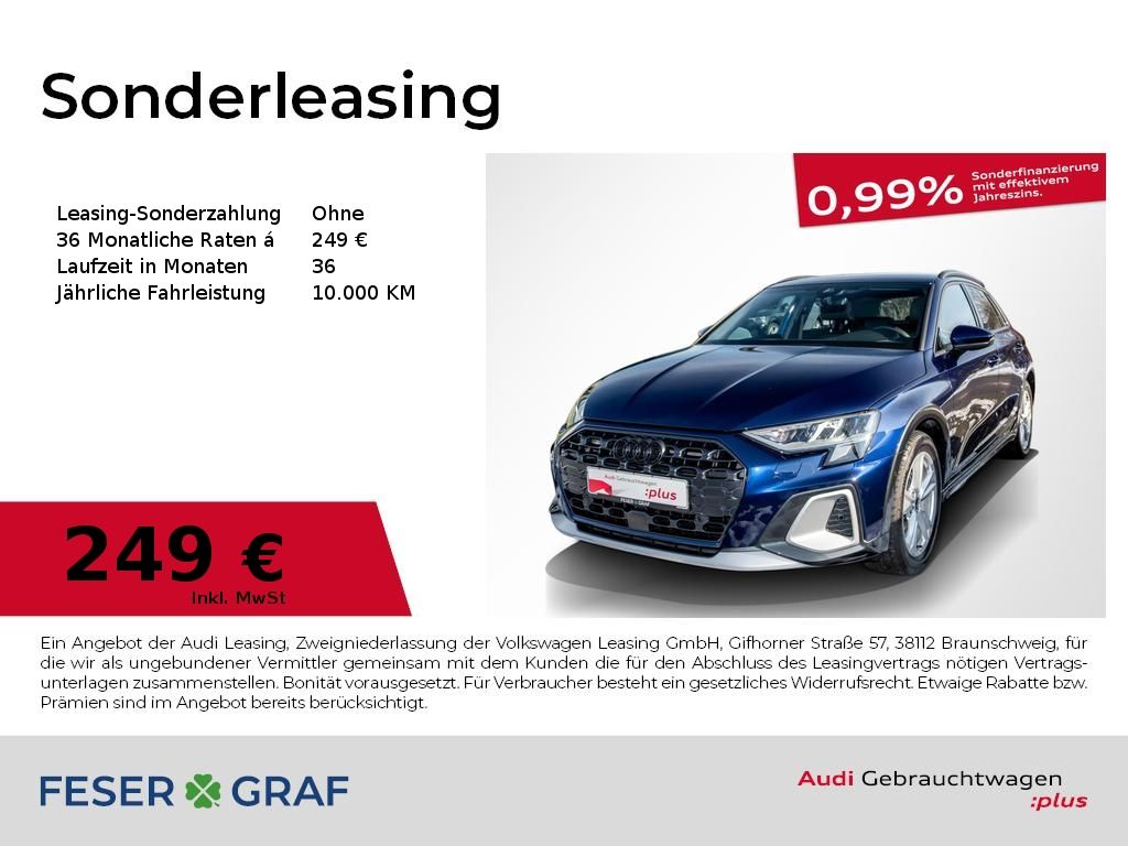 Abbildung Leasingangebot Audi A3 allstreet 35TFSI S tronic LED/Navi+/Virtual+/