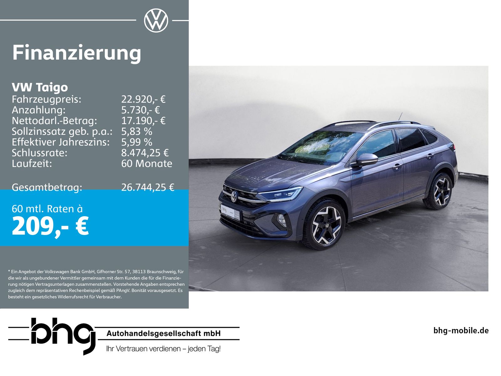 Volkswagen Taigo 1.5 TSI DSG R-Line