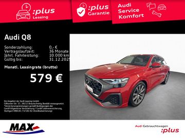 Audi Leasingangebot: Audi Q8 50 TDI QUATT S LINE MATRIX+PANO+LUFT+AHK+HUD+