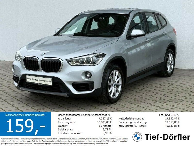 BMW X1 sDrive18i AHK/LED+/PDC/ParkAssi/TEMPO/Shz AHK