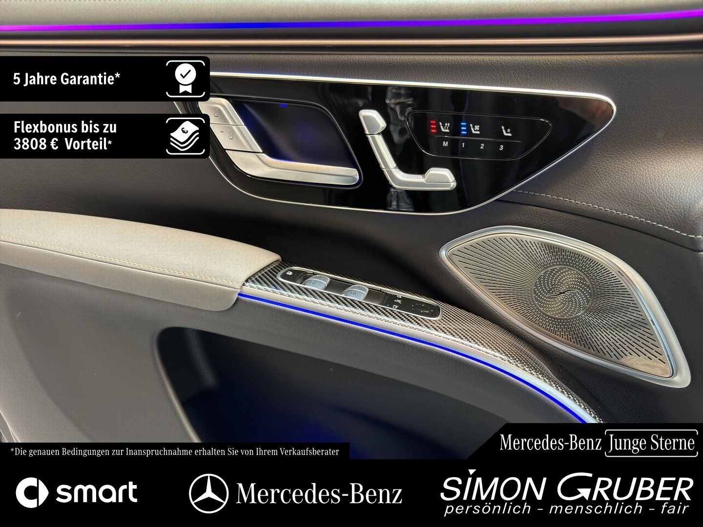 Fahrzeugabbildung Mercedes-Benz EQS 500 4M SUV AMG Hyper Fond-Entertain 7Sitze