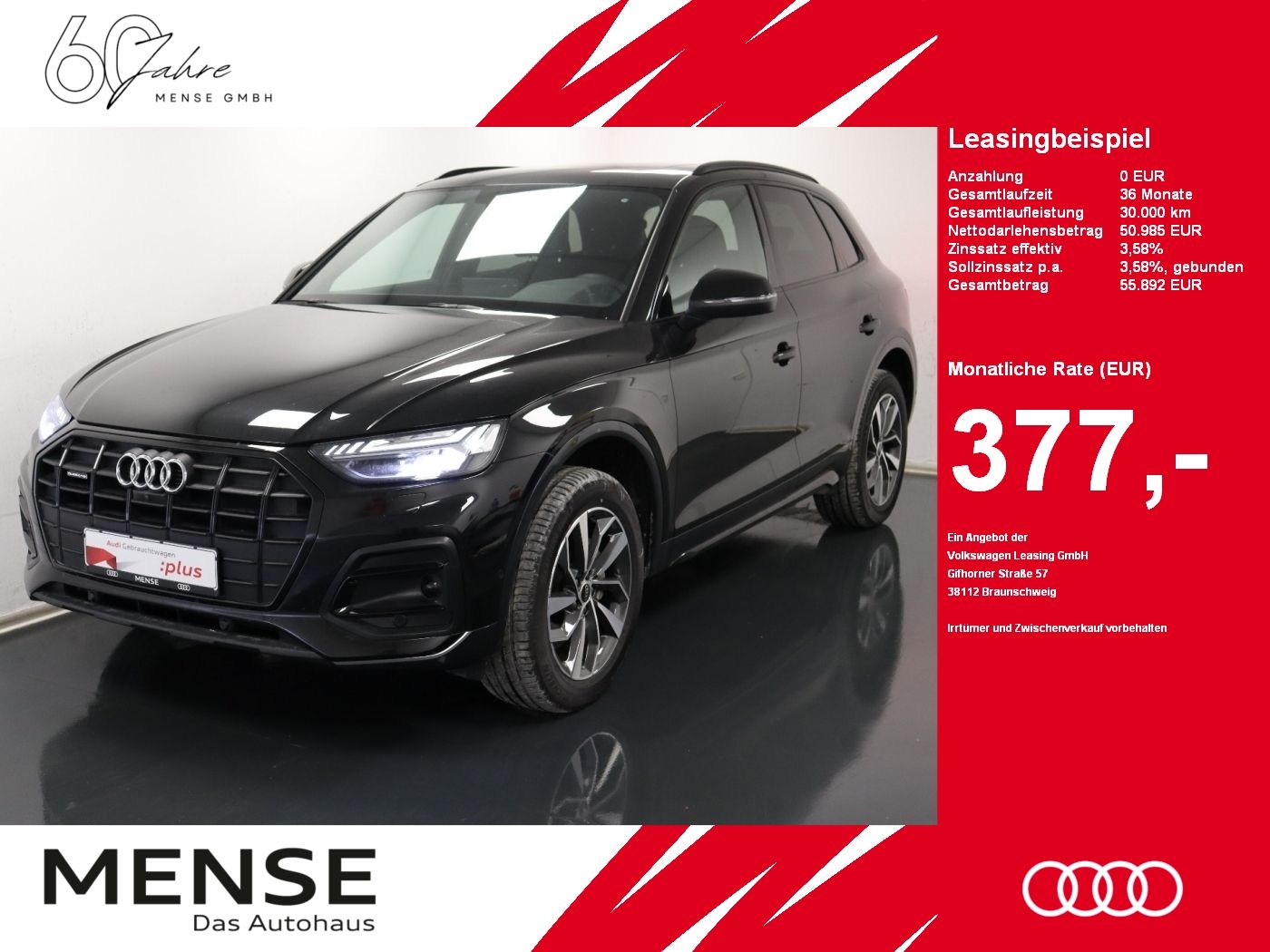 Audi Q5 45 TFSI quattro S tronic advanced Matrix|AHK