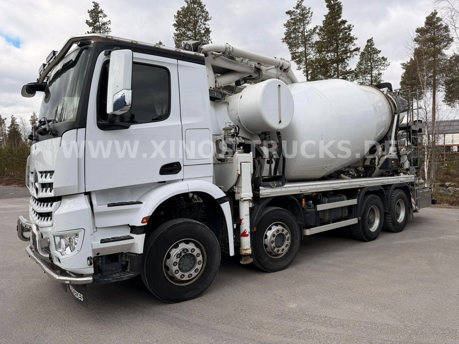 Mercedes-Benz Arocs 4143 8X4 CIFA MK32L + 9m³ Pumi 1037h!