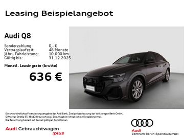 Audi Leasingangebot: Audi Q8 45 TDI qu. tiptronic *MATRIX*HuD*AHK*LUFT*