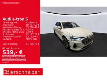 Audi Leasingangebot: Audi e-tron S 21 MATRIX B&O CAM ACC
