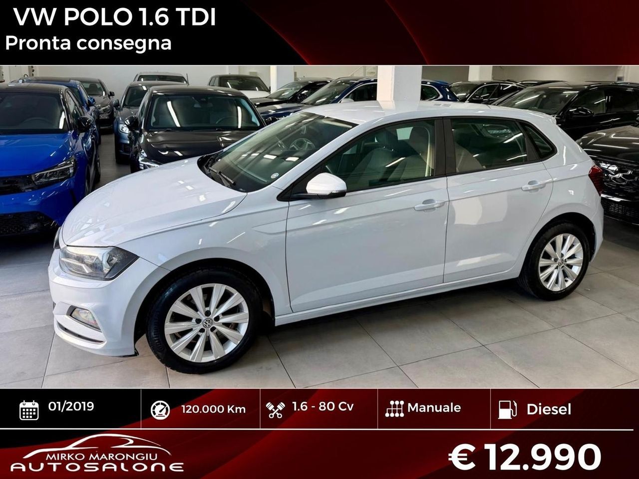 VW VW Polo 1.6 TDI 5p. Technology FINANZIABILE