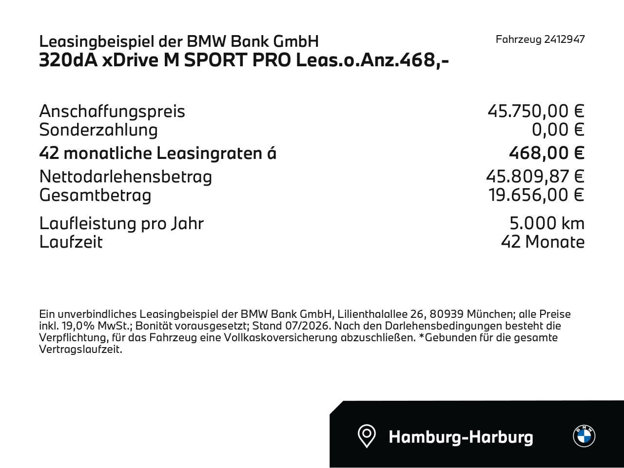 BMW 320dA xDr M SPORT PRO LivePr AHK foto 2