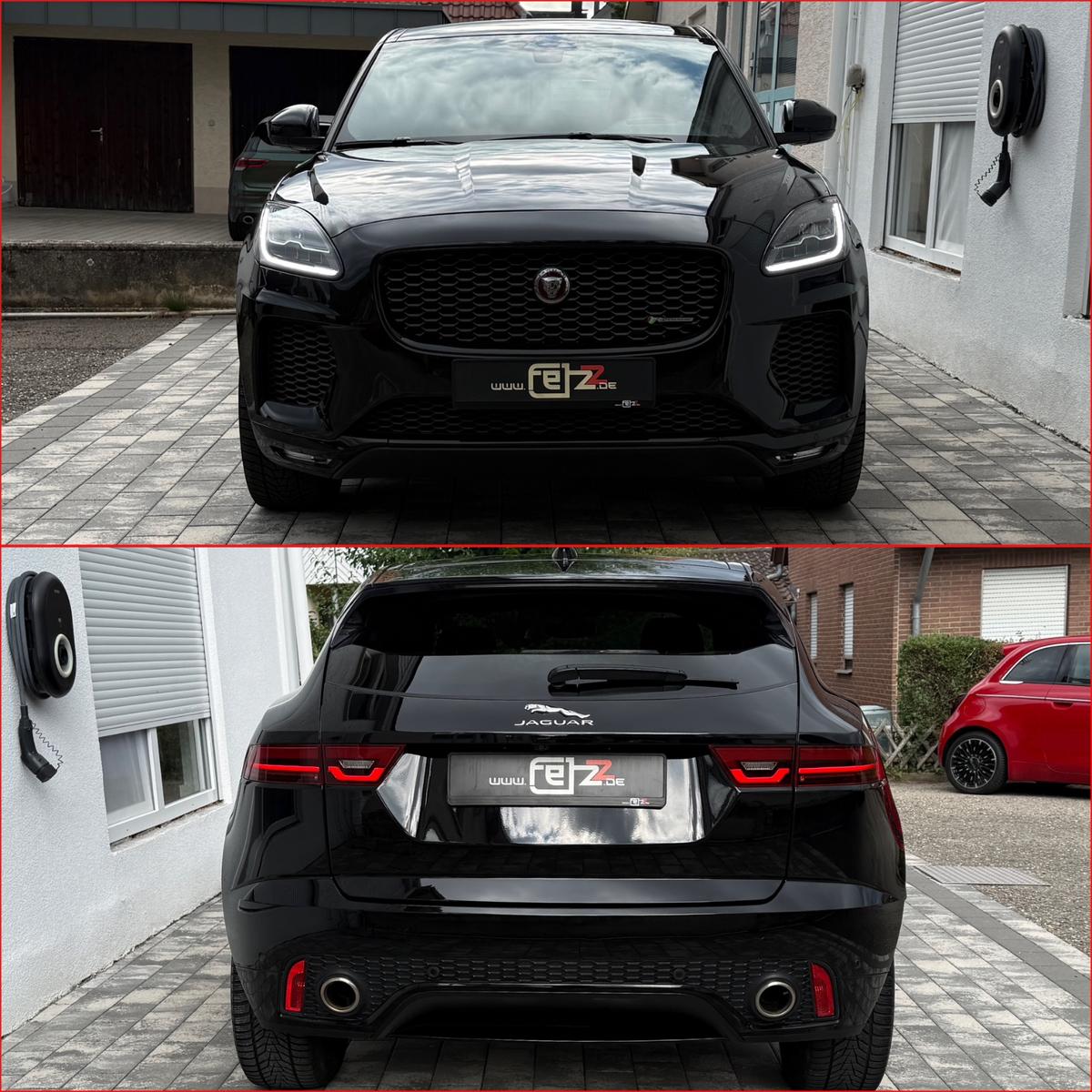 JAGUAR E-PACE R-DYNAMIC 4WD 300ch - HAYON ÉLECTRIQUE - PACK SPORT - RÉGLAGE ÉLECTRIQUE DES SIÈGES - 1ERE MAIN - HISTORIQUE ENTRETIEN COMPLET