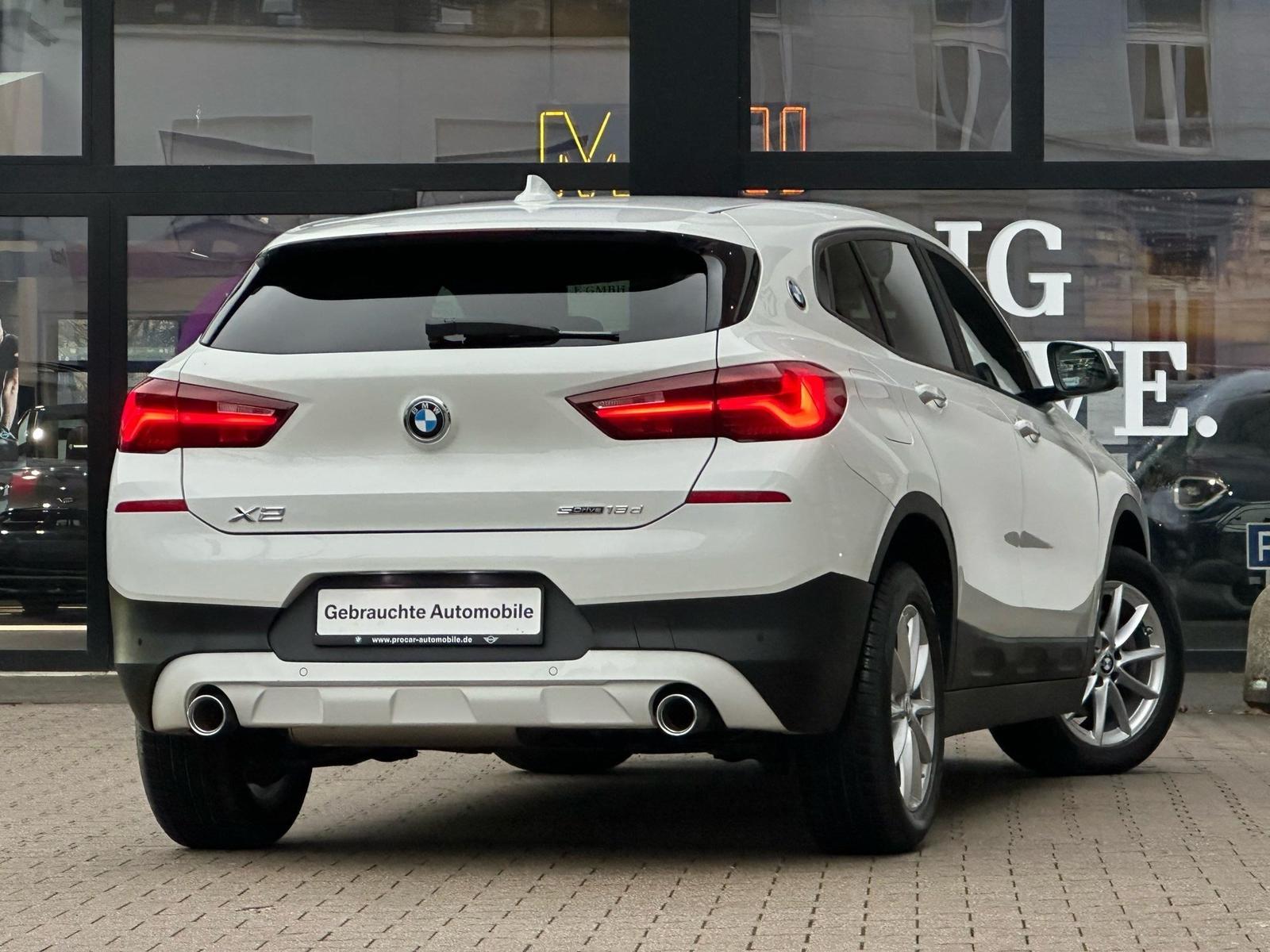 BMW X2 sDrive18d Navi LED PA PDC V+H DAB Shz Aut.