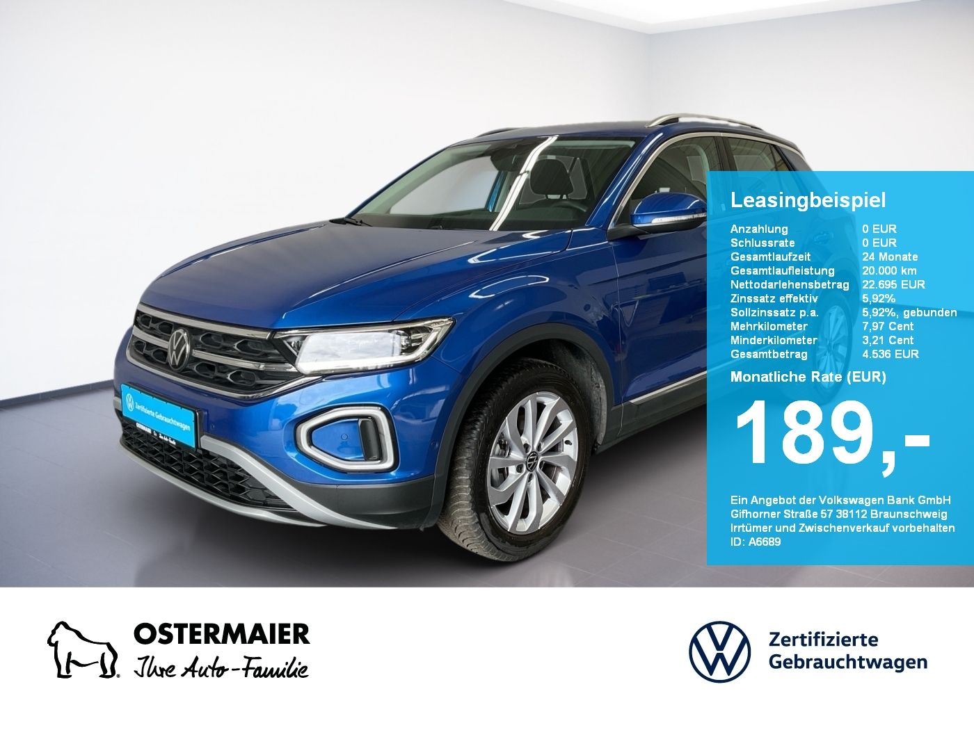 Volkswagen T-Roc STYLE 1.0TSI 110PS ACC.5J-G.NAVI+VC.2xPDC.