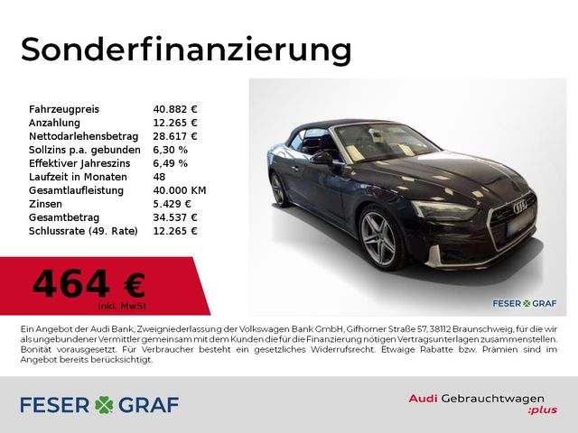 Audi A5 Cabriolet advanced 40 TDI qu Navi,Leder,Kamer