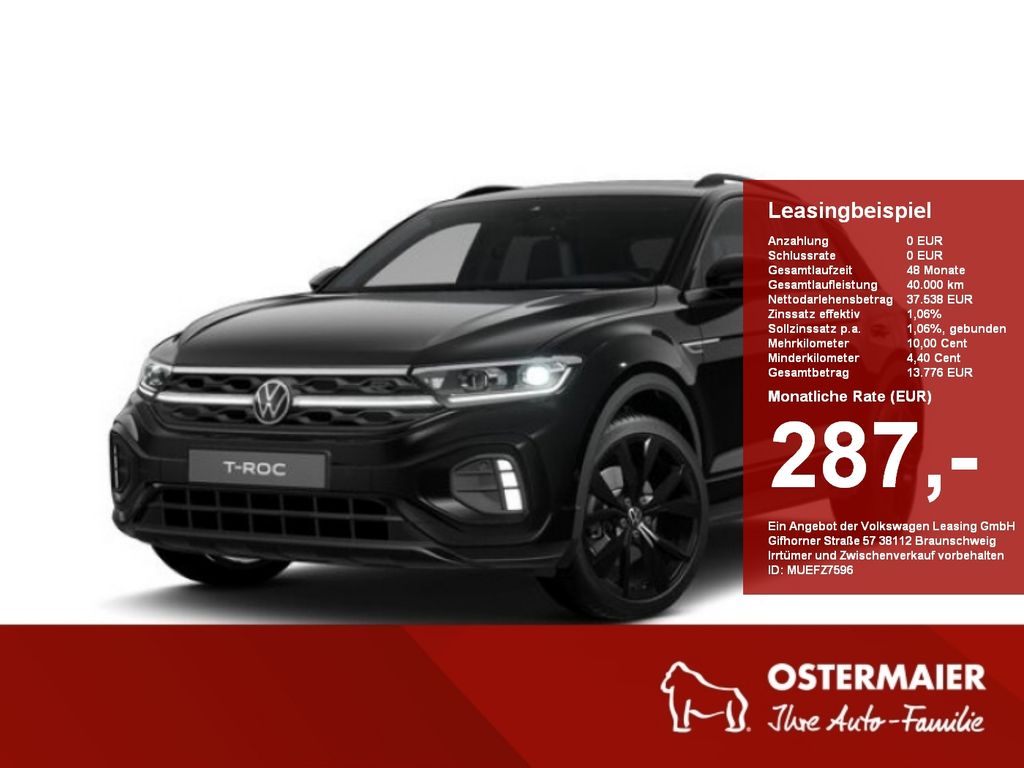 T-Roc R-Line 1.5TSI 150PS DSG AHK,IQ.LIGHT,KEYLE