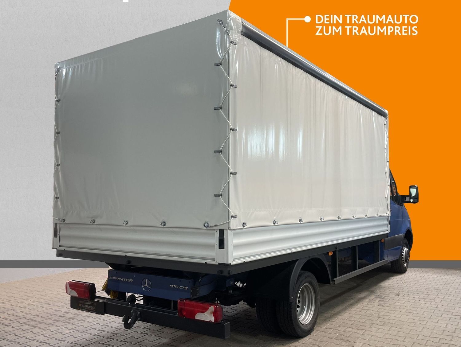 Fahrzeugabbildung Mercedes-Benz Sprinter 519 CDI RWD L3 Pritsche m. Plane #Tempo