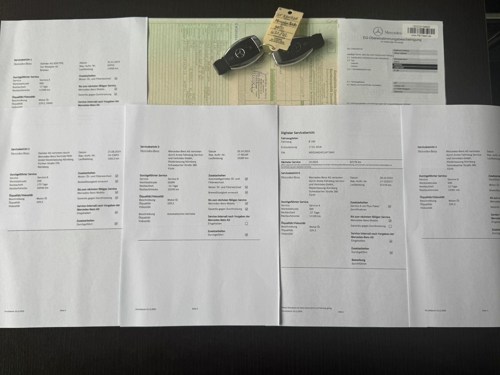 Fahrzeugabbildung Mercedes-Benz B 180 7G-DCT URBAN SPORTPAKET NAVI LED KAMERA 2H