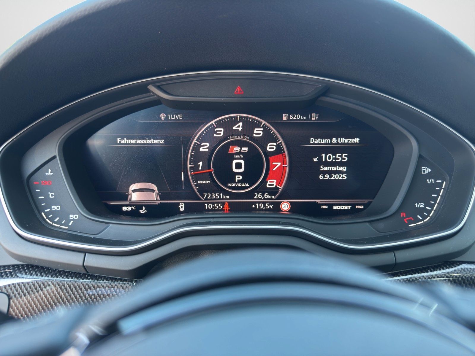 Fahrzeugabbildung Audi S5 SPORTB. S-SITZ CARBON PANO B&O NO OPF MATRIX