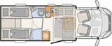 Dethleffs Trend Active T 7057 EBL Assistenz+Chassis-Paket  - Dethleffs schwarz