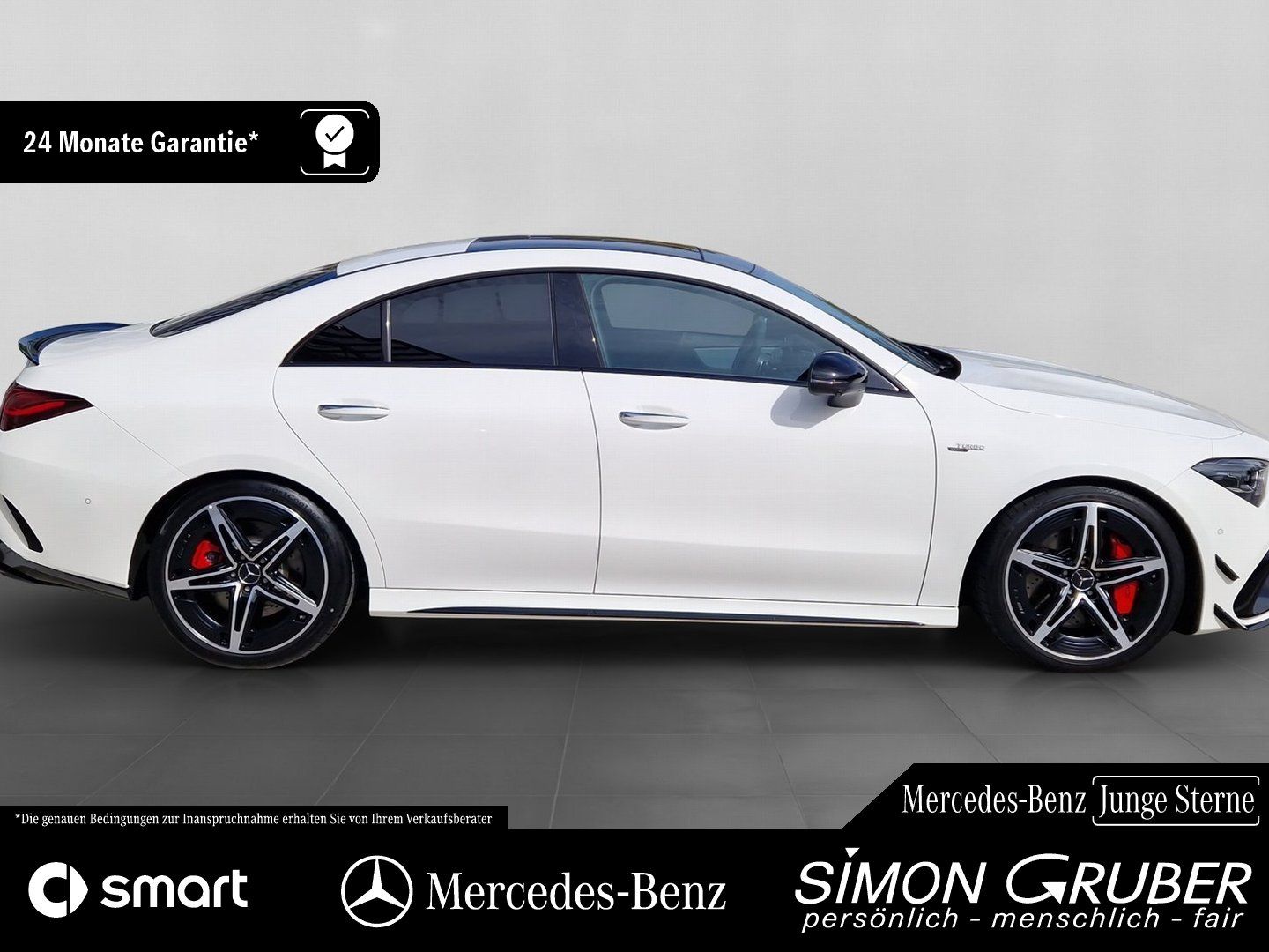 Fahrzeugabbildung Mercedes-Benz CLA 45 S 4M AMG Aero Burm Pano MBeam 360 drivers