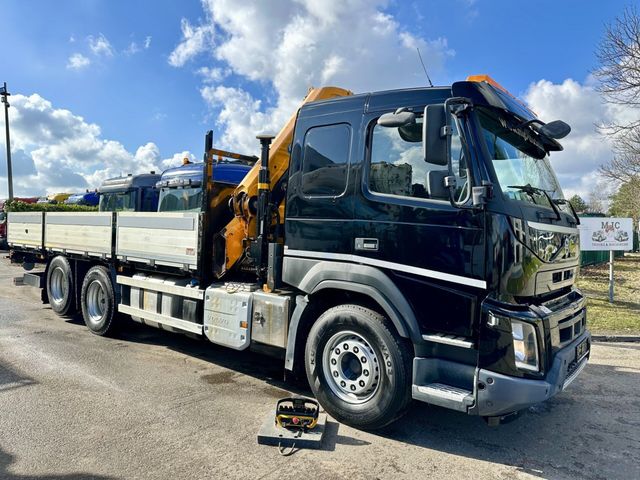 Volvo FMX 370 6x2 PRITSCHE 6M35 + KRAN EFFER 215/6S -*